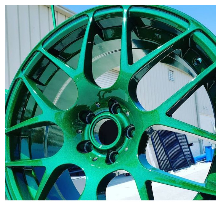 Metallic Green Chrome Wheels Spray Paint Rim Steel Aluminum +Primer Coating 3PK