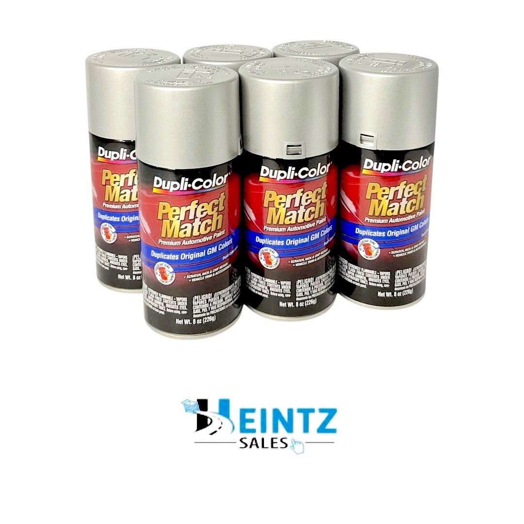 Duplicolor BGM0528 Perfect Match GM Silver Birch Metallic WA926L – 8oz (6 PACK)