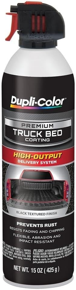 Dupli-Color TR350 Black Black Premium Truck Bed 15 Oz Aerosol