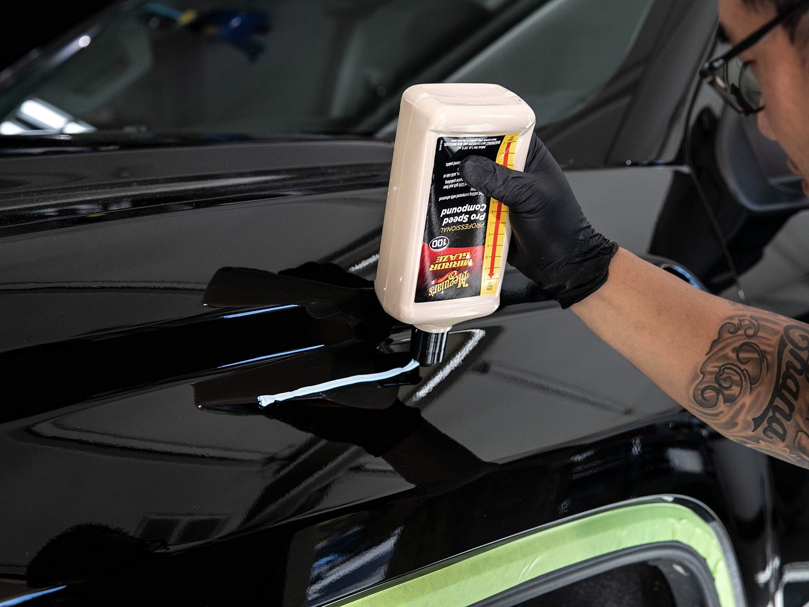 Meguiar’s M10032 Mirror Glaze Pro Speed Compound for Car & Auto Detailing 32oz
