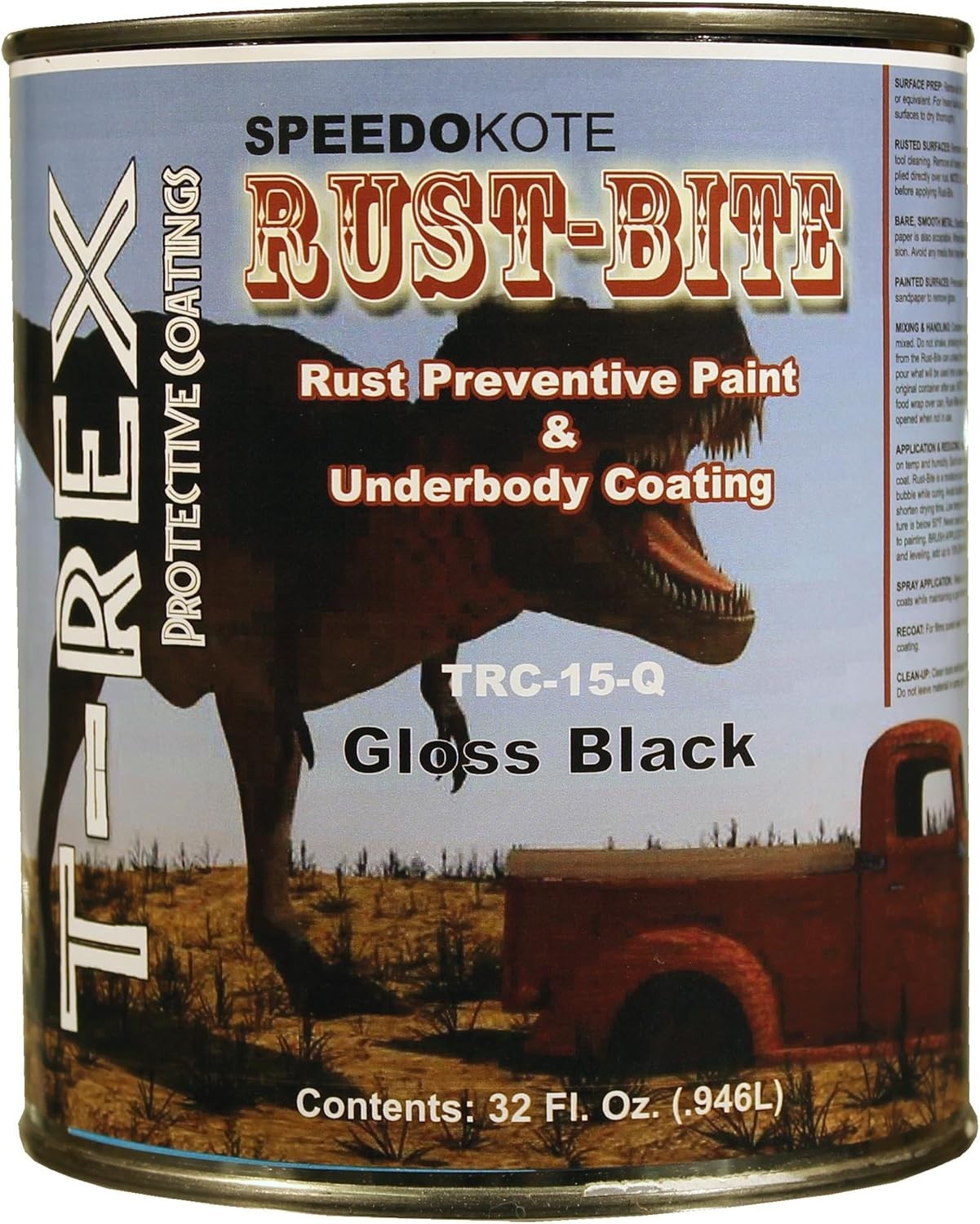 Rust-BITE Quart Underbody Coating – Water-Resistant & Easy Apply for Outdoors