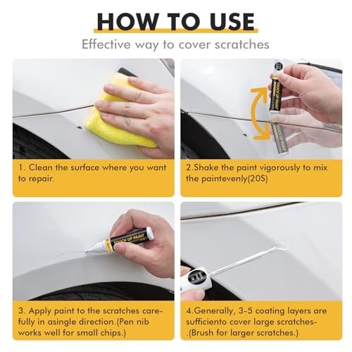2 in 1 Car Touch Up Paint Pen For Nightfall 8X5 Scratch Repair Kit 12ml