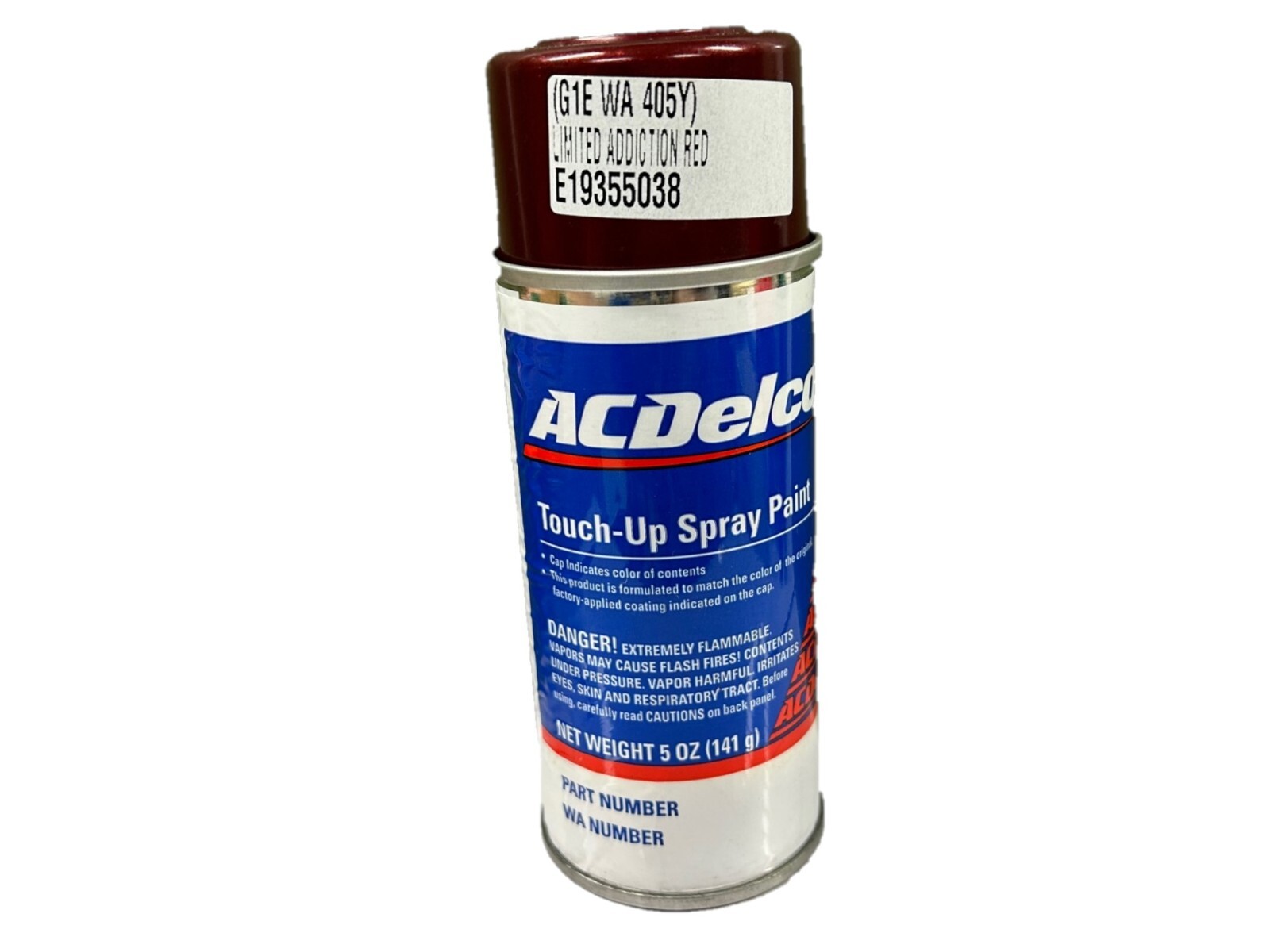 CHEVEROLET LIMITED ADDICTION RED Lacquer Spray Paint G1E WA 405Y, 10808709612732