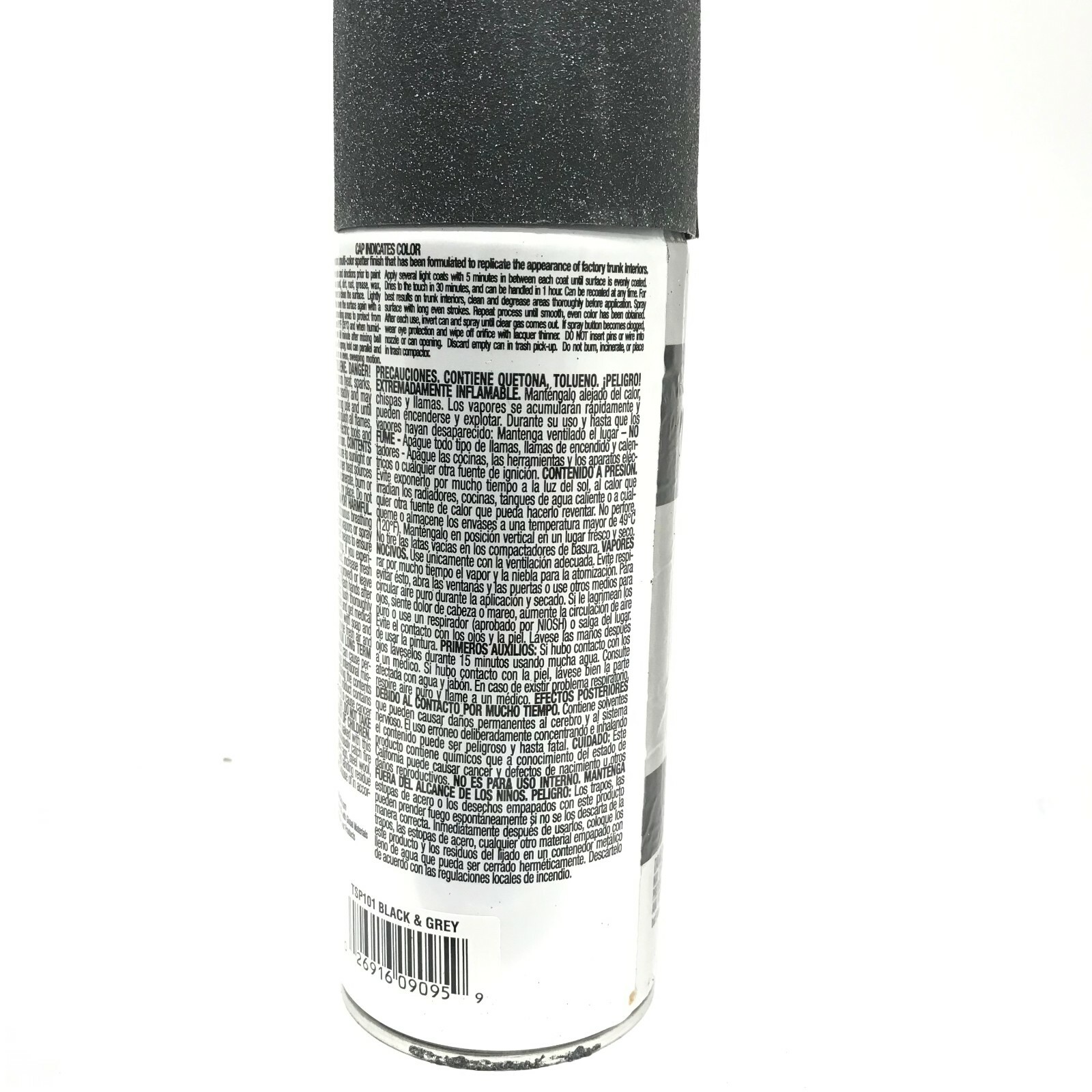 Duplicolor TSP101-6 PACK Black & Grey Trunk Paint -Water Resistant Durable -11oz