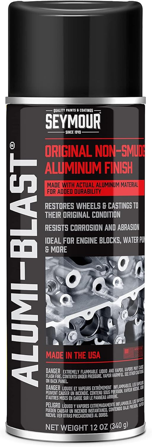Seymour 16-055 Alumi Blast Spray Paint. Box of (6) cans.