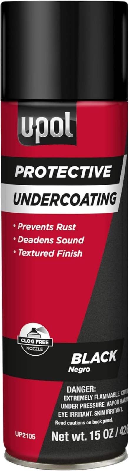 Textured Finish Undercoating Spray – 15 oz with Anti-Rust Formula for Vehicles