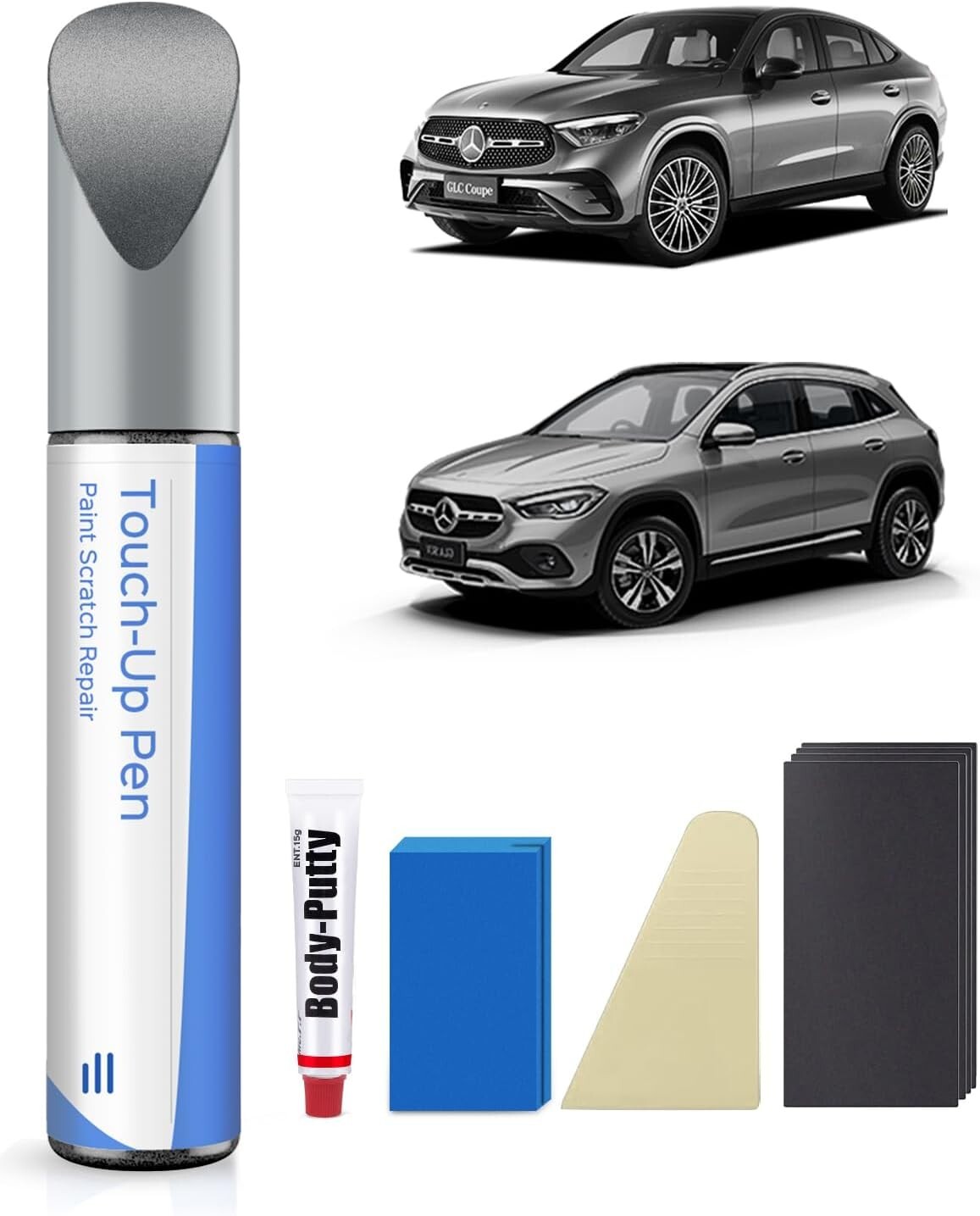 775 9775 Iridium Silver Exact Match Touch-Up for Mercedes – Full Repair Kit