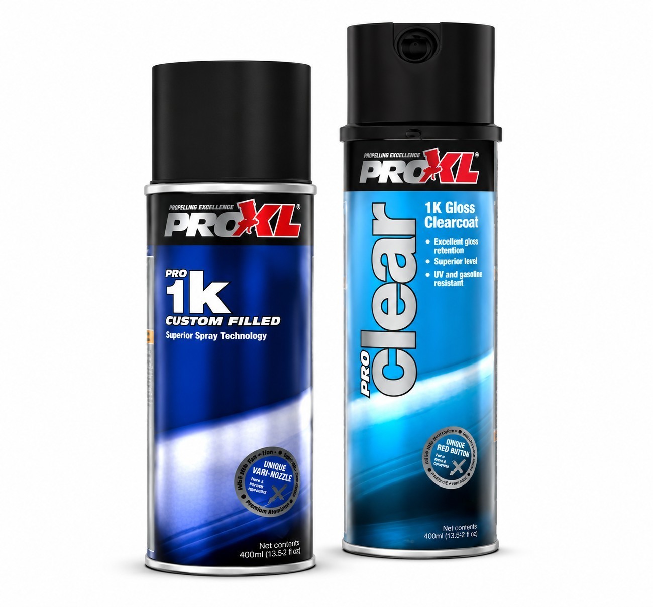 ProXL OEM Color Match Basecoat & Clearcoat Aerosol Paint Kit 13.5