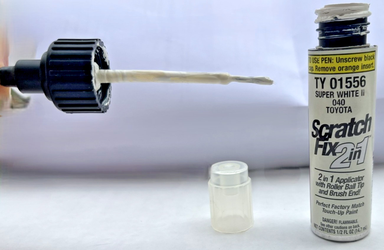 Dupli-Color Super White II TY 01556 Scratch Fix 2 In1 Paint Applicator~40 Toyota