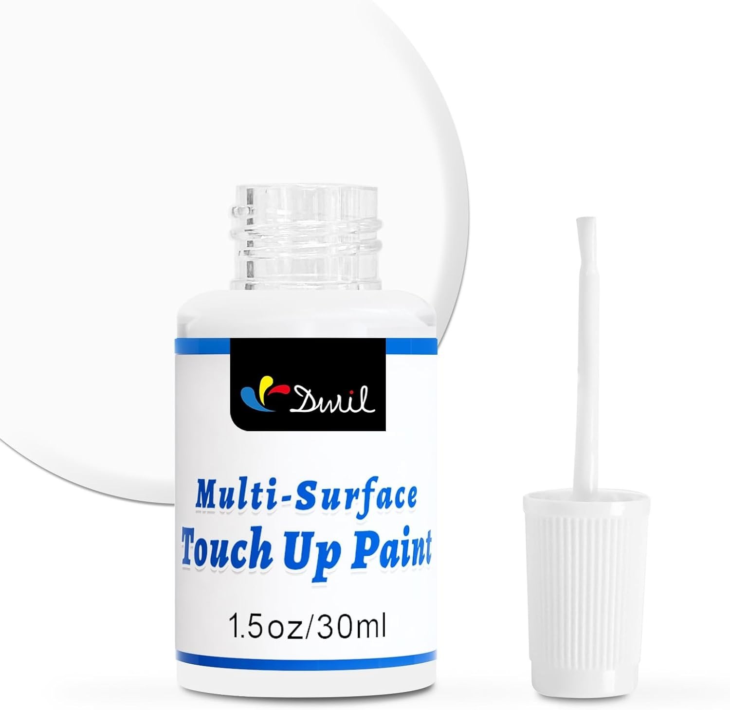 White Touch Up Paint Pen, 1.5 Fl Oz, Fast-Drying Multi-Surface Repair Solution