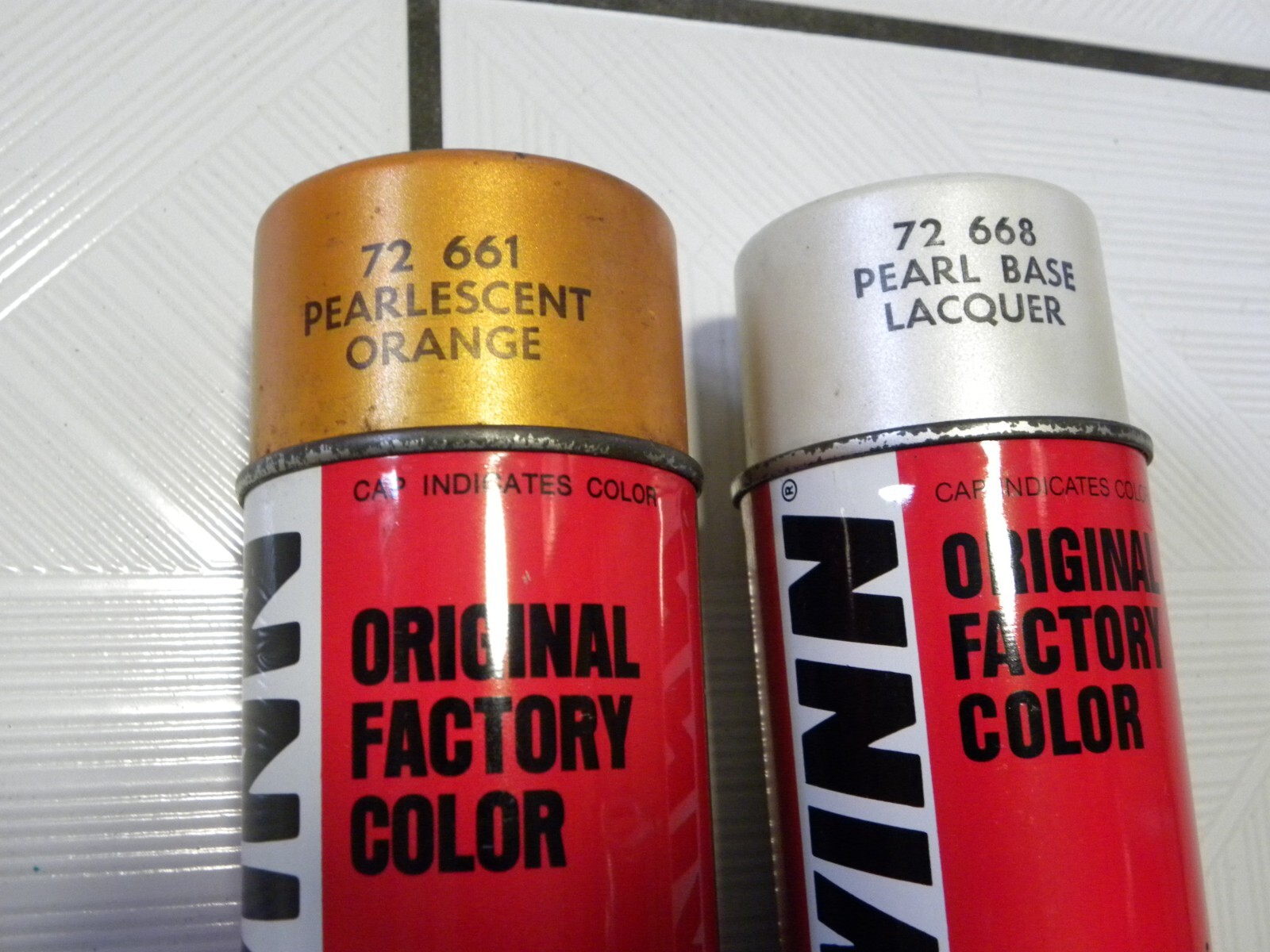 SCHWINN 1981 SUPERIOR spray paint PEARL ORANGE Pearlescent 13 oz lacquer OEM NOS