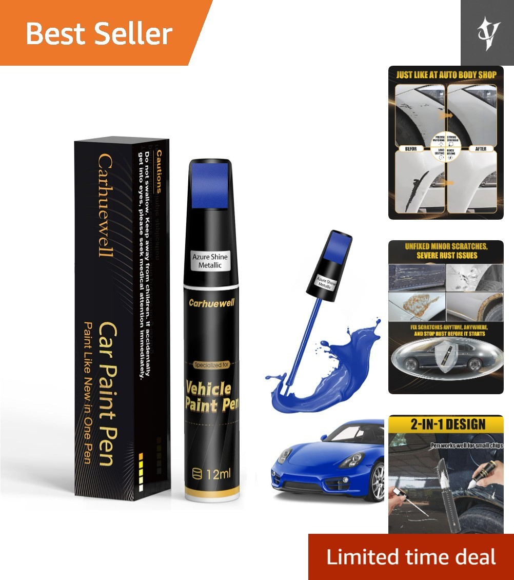 Rust Resistant Auto Paint Pen for Deep Scratches – 0.42 Fl Oz Precision Solution