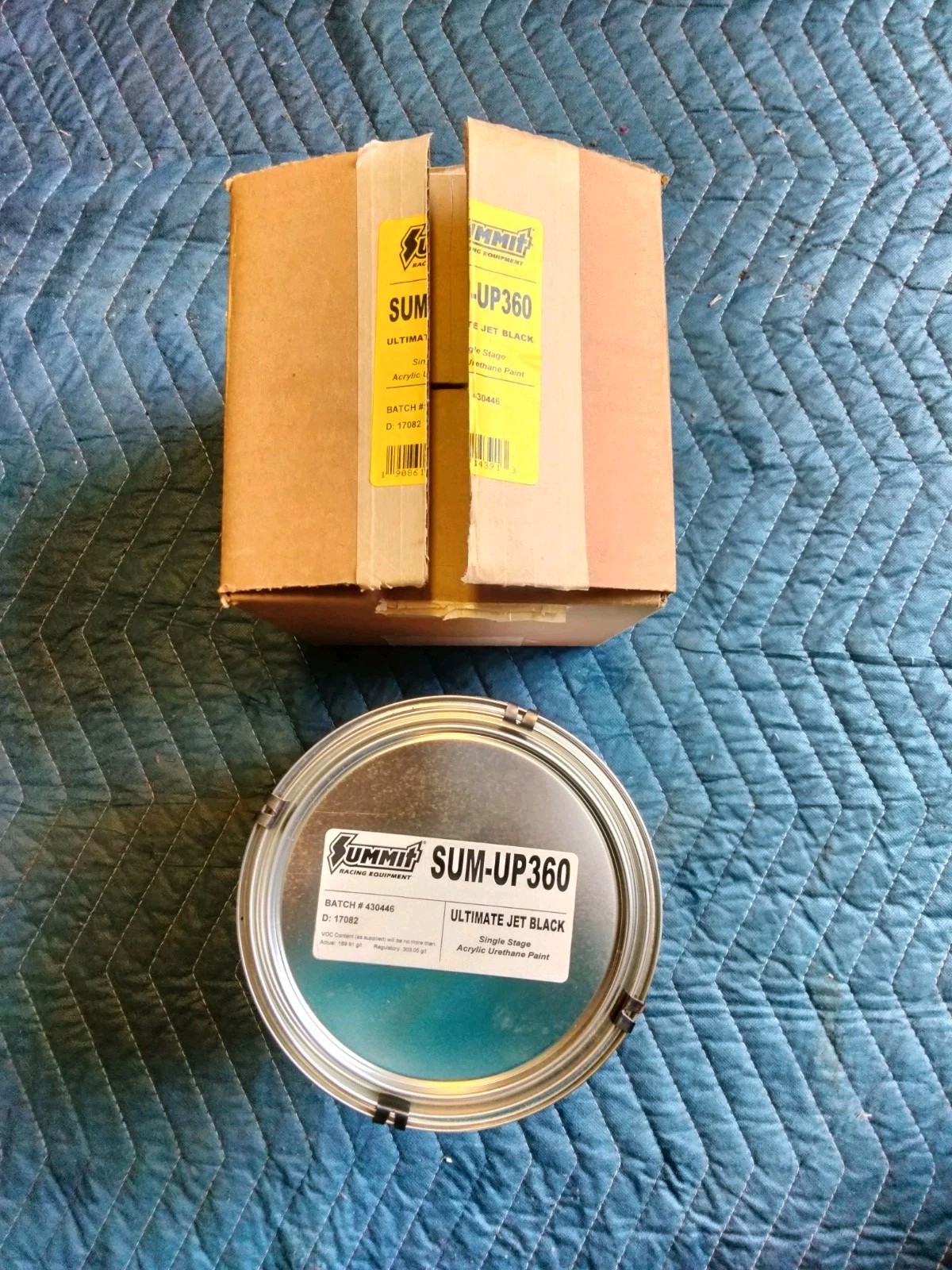 NEW SUMMIT JET BLACK ACRYLIC URETHANE SINGLE STAGE DW/JP 2