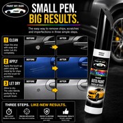 Single Stage Paint Pen for 2012-Present Mazda Jet Black 41W