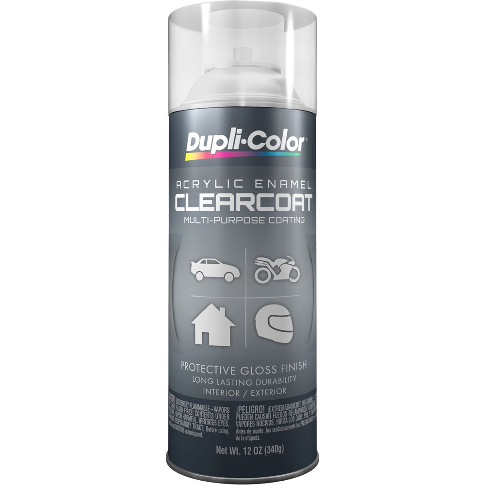 Duplicolor DA1692 Multi-Purpose Acrylic Enamel Aerosol Clearcoat, Crystal Clear