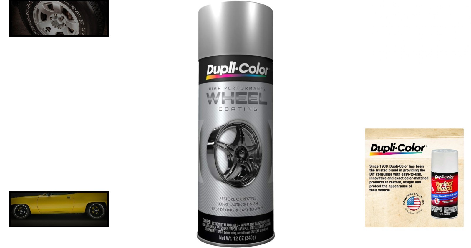 Durable Silver Wheel Coating Paint – 12 oz. Easy Application for Car Enthusiasts