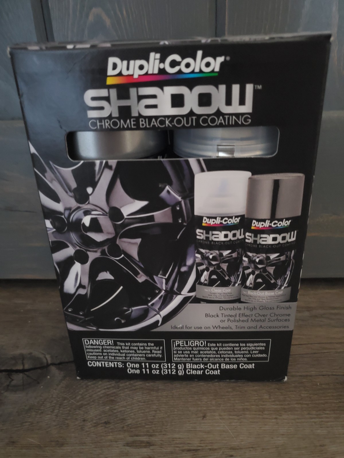 Dupli-Color Shadow Chrome Black Out Coating Paint Kit SHD1000