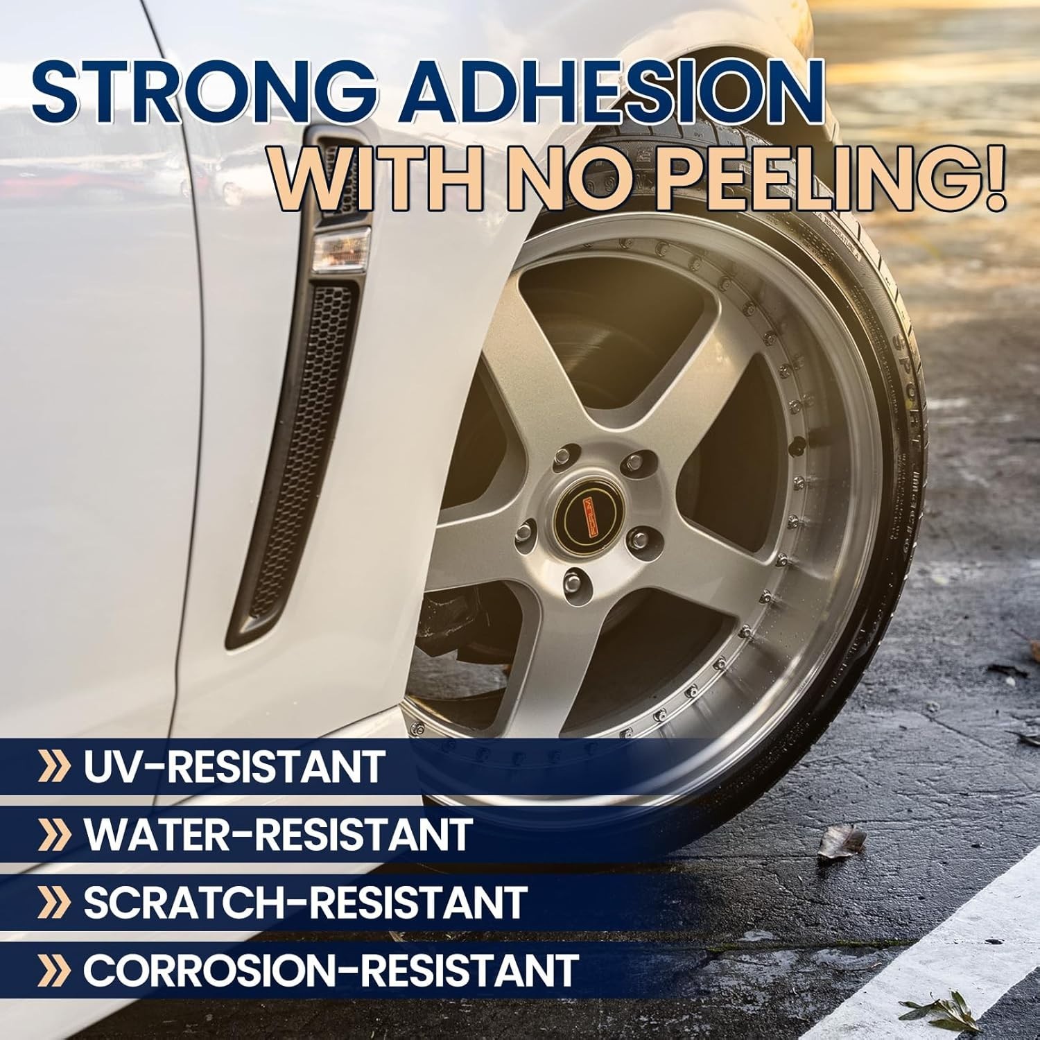Alloy & Aluminum Rim Repair Kit – Chrome Wheel Paint