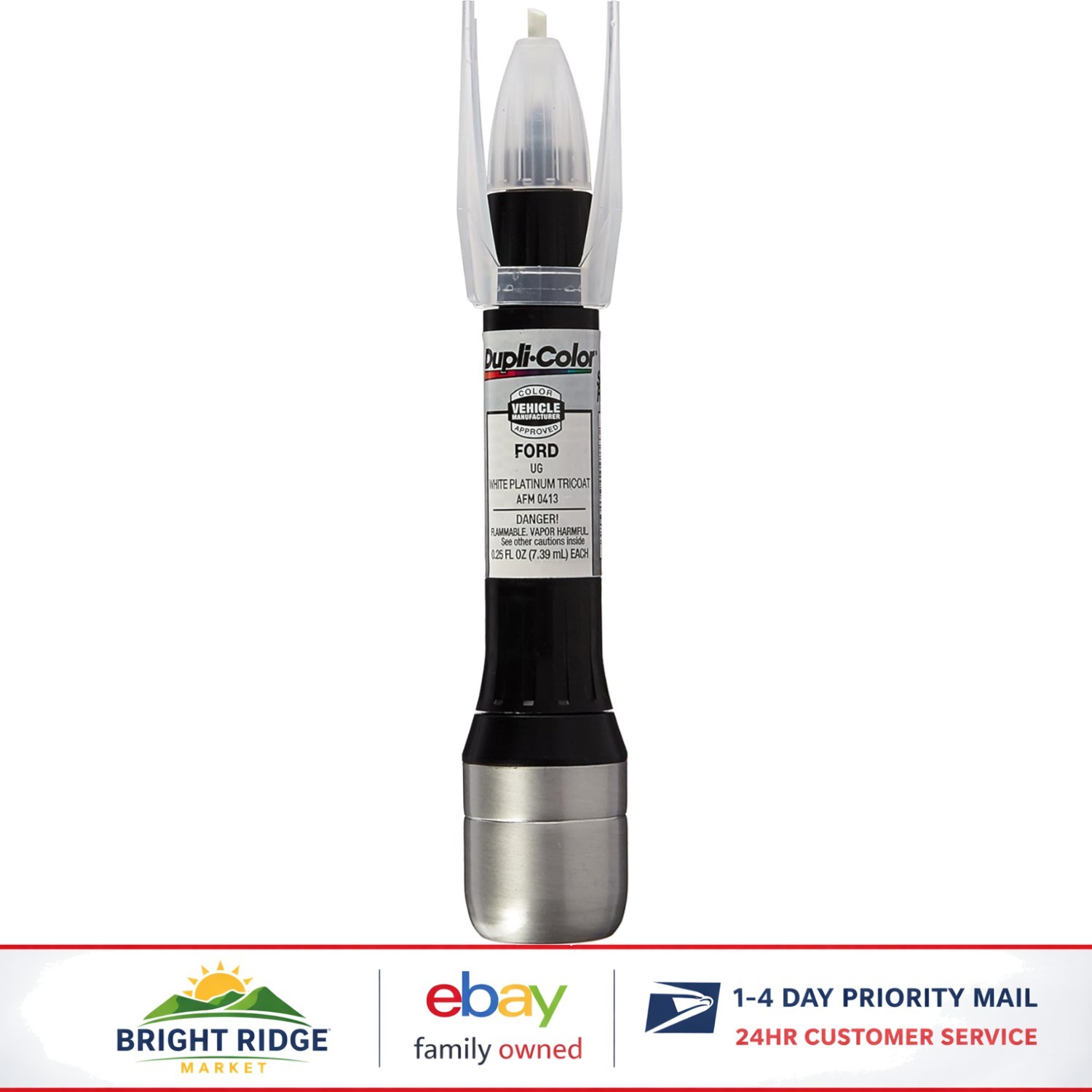 Fast-Drying Automotive Touch-Up Paint for Scratch and Chip Repair, 0.25 Fl Oz