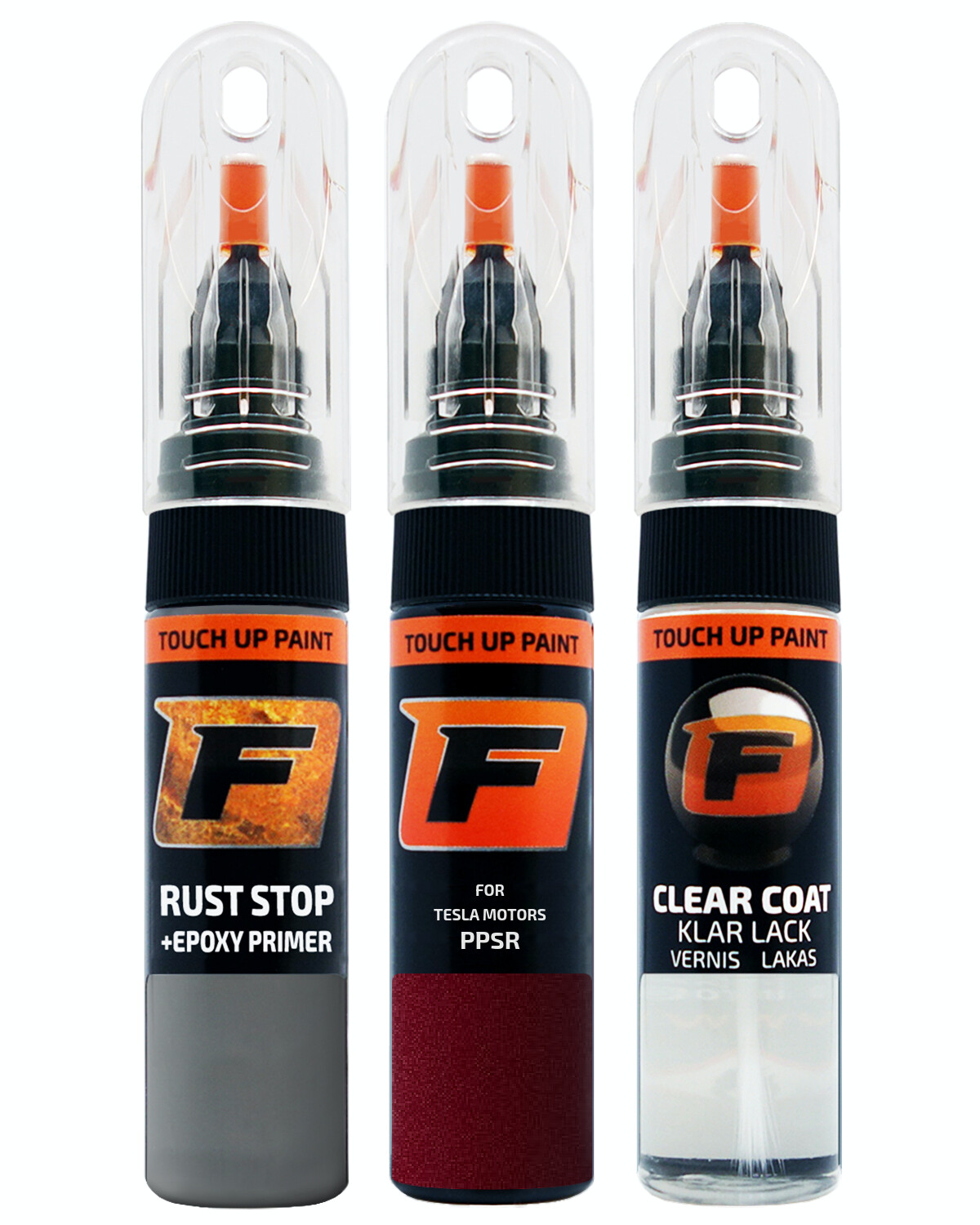for TESLA MOTORS PPSR SIGNATURE RED TOUCH UP PAINT Pen Kit Scratch Repair Set