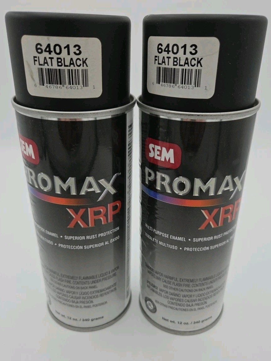 SEM Promax XRP 64013 Flat Black 2cans NEW