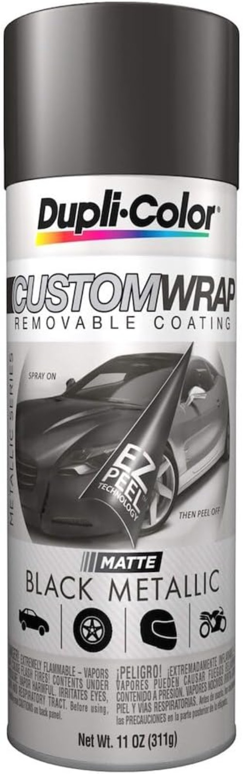 DupliColor Matte Black Metallic Aerosol Spray