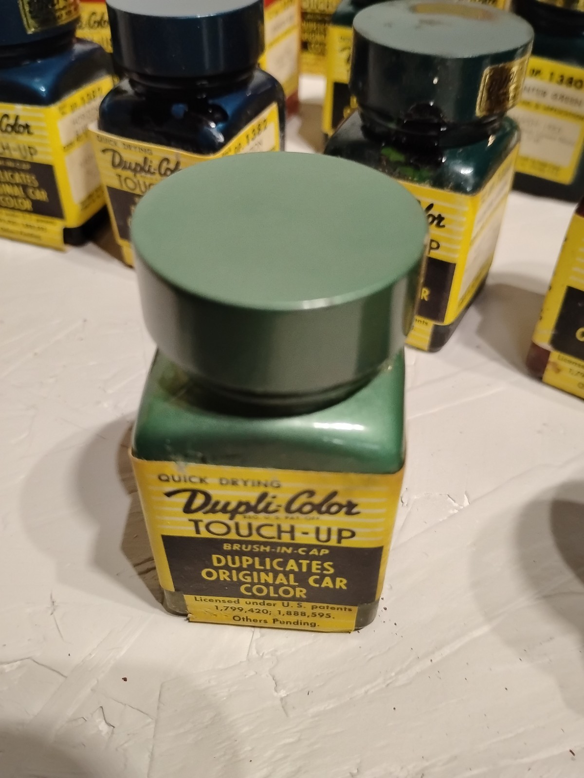 Dupli-Color Touch-Up VTG -30 Paint Bottles Lot – Mostly 1950’s NASH – Empty/Dry