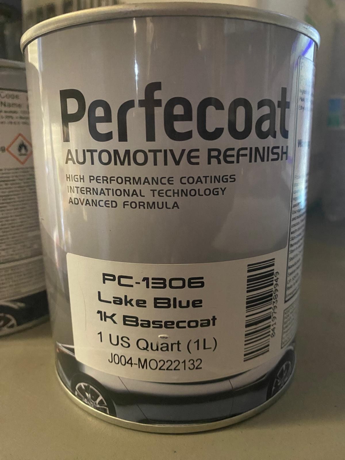 Perfecoat 1k Basecoat Toners – PC-1306 LAKE BLUE – 1 Quart
