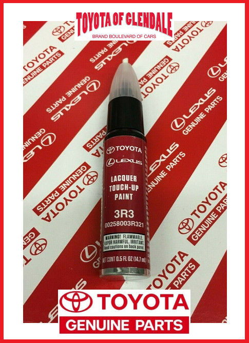 GENUINE TOYOTA BARCELONA RED META TOUCH-UP PAINT PEN CODE 3R3 OEM 00258-003R3-21
