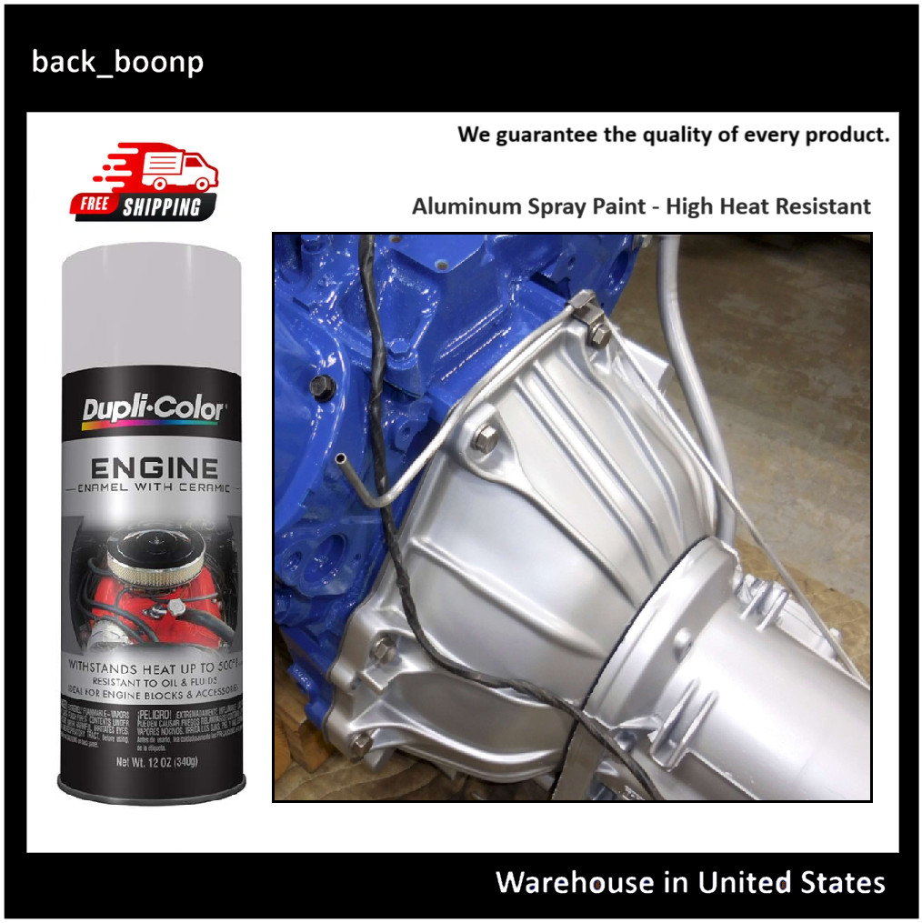 Aluminum Silver Engine Spray Paint Engine High Heat Resistant -Restore Coating