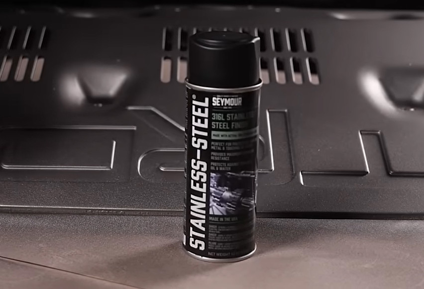 Stainless Steel Metallic Spray Paint Rust Protect Frame Chassis Restore Coating