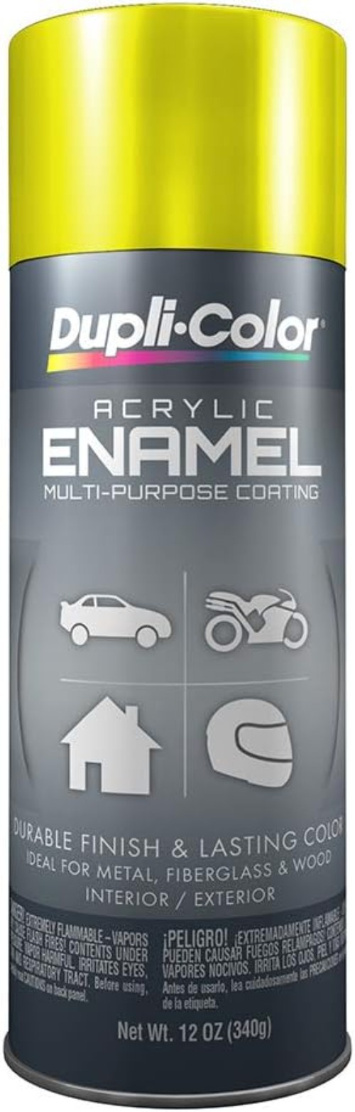 Multi-Purpose Enamel, Gloss, Chrome Yellow, 12 oz