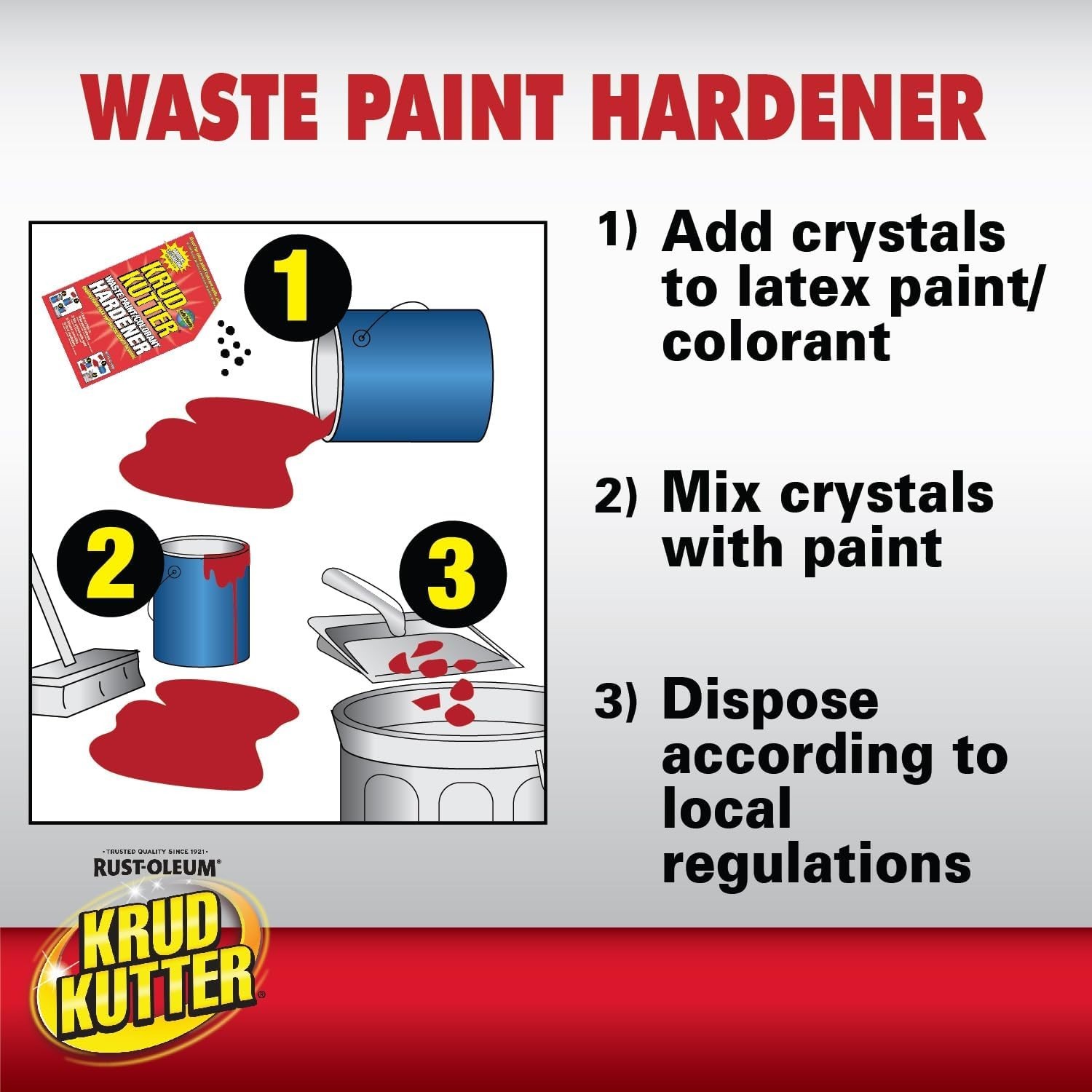 Paint Hardener for Waste Paint, Non-Toxic, 5 Gal