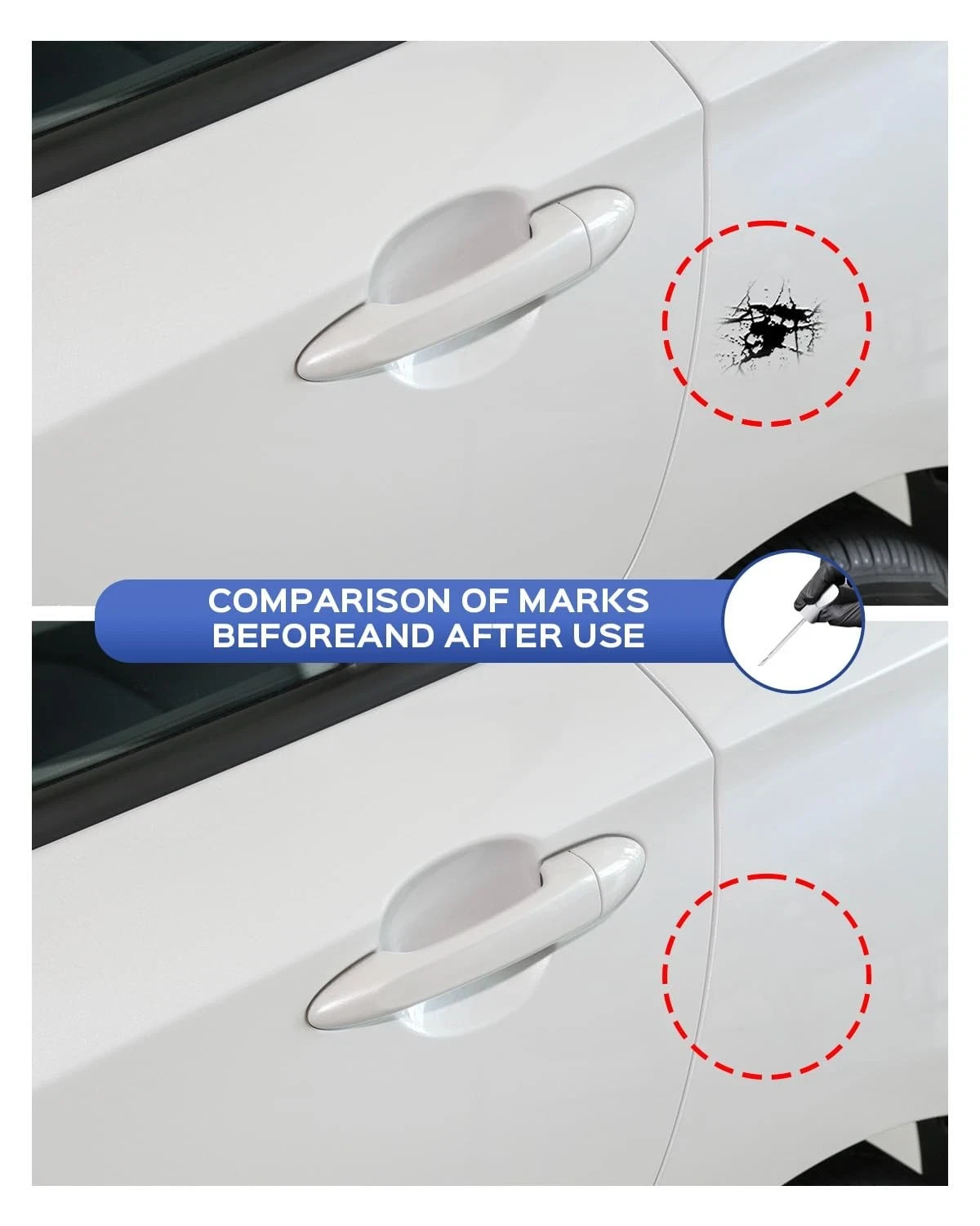 Touch Up Paint for GM White Diamond Metallic Tricoat WA800J GBN Pen