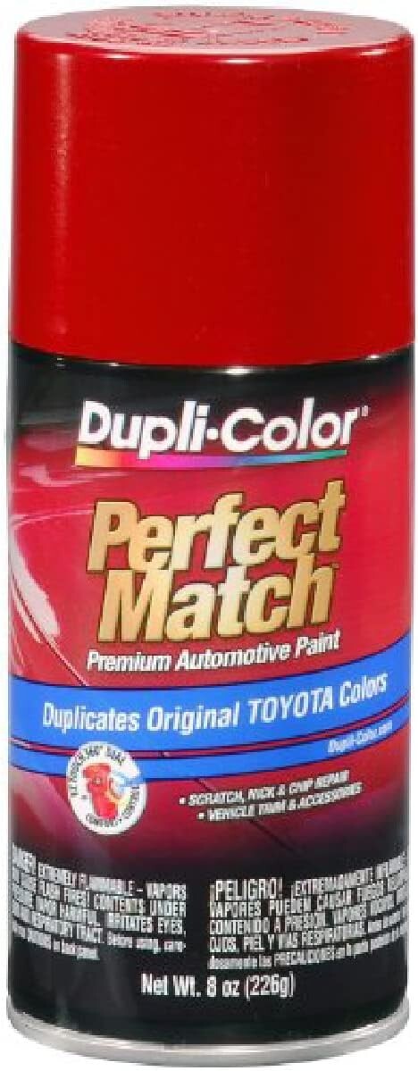 Duplicolor BTY1618 Perfect Match Toyota Barcelona Red 8 oz Aerosol 3R3