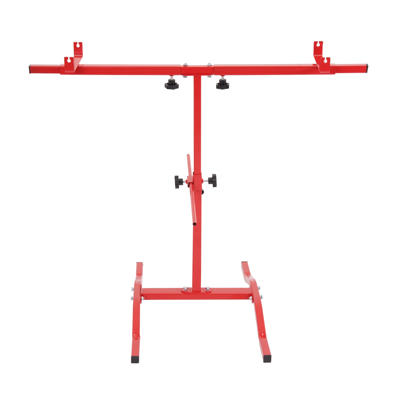 Auto Body Adjustable Paint Panel Stand Fender Bumper Steel Powder Coated Red