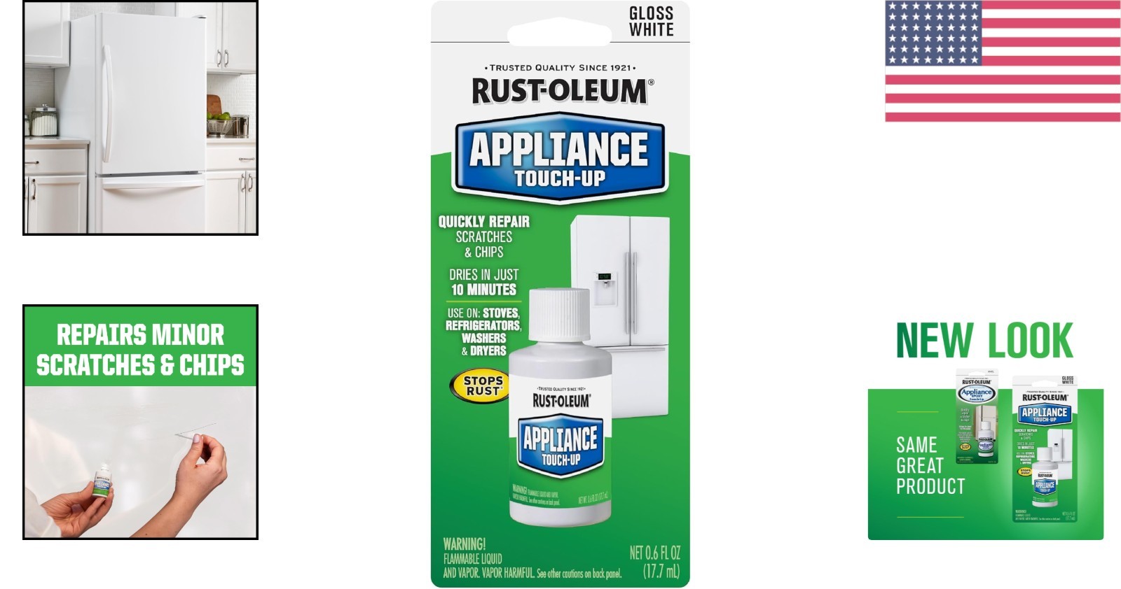 0.6 Oz Specialty Appliance Touch-Up Paint – Quick Repair for Chips & Scratches