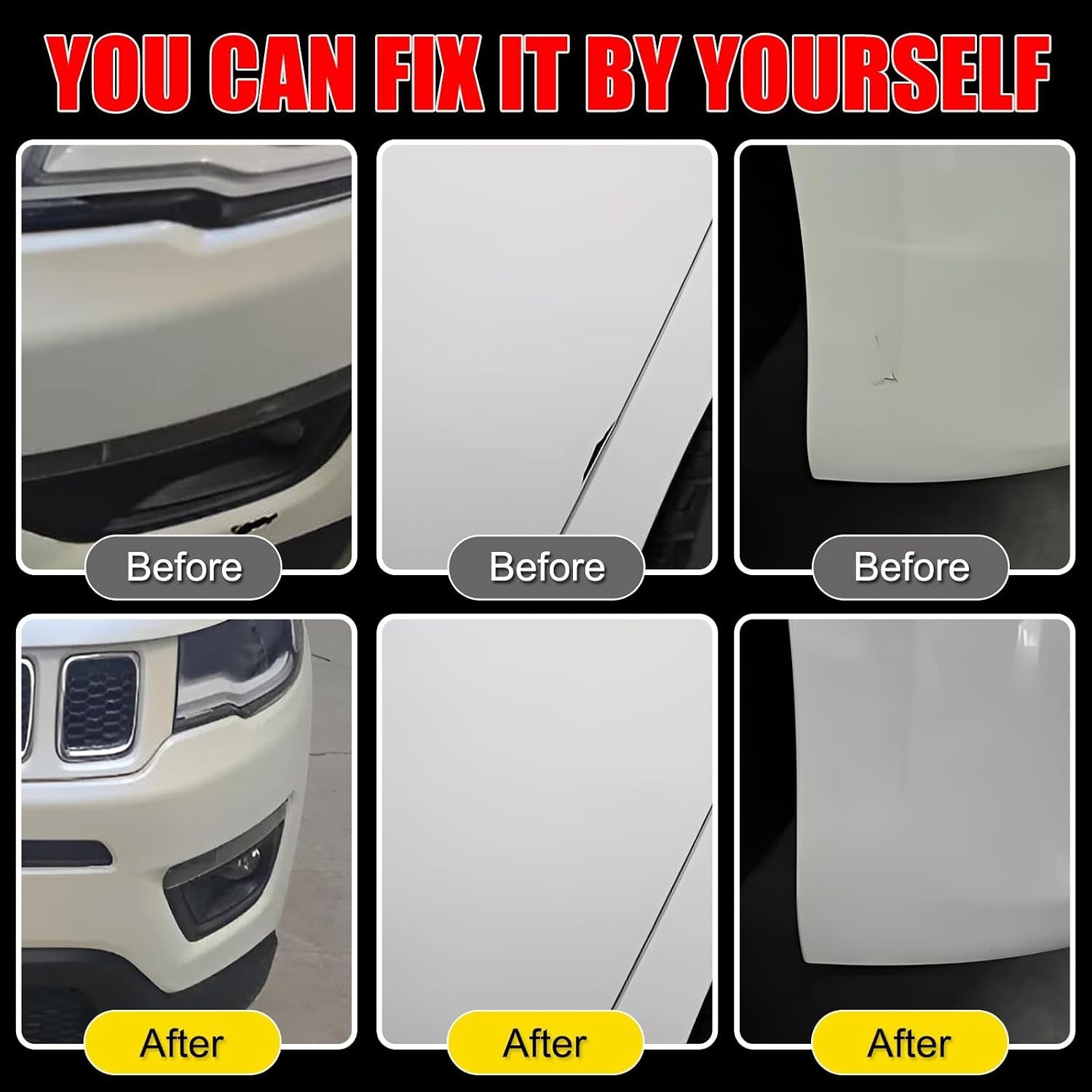 Fast-Drying Touch Up Paint for Jeep Wrangler/Compass/Renegade – Sting Gray, 12ml