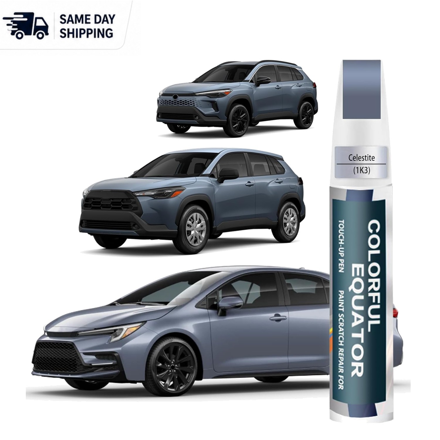 2-in-1 Celestite Touch Up Paint for Toyota – Fast Dry, Scratch & Rust Resistant