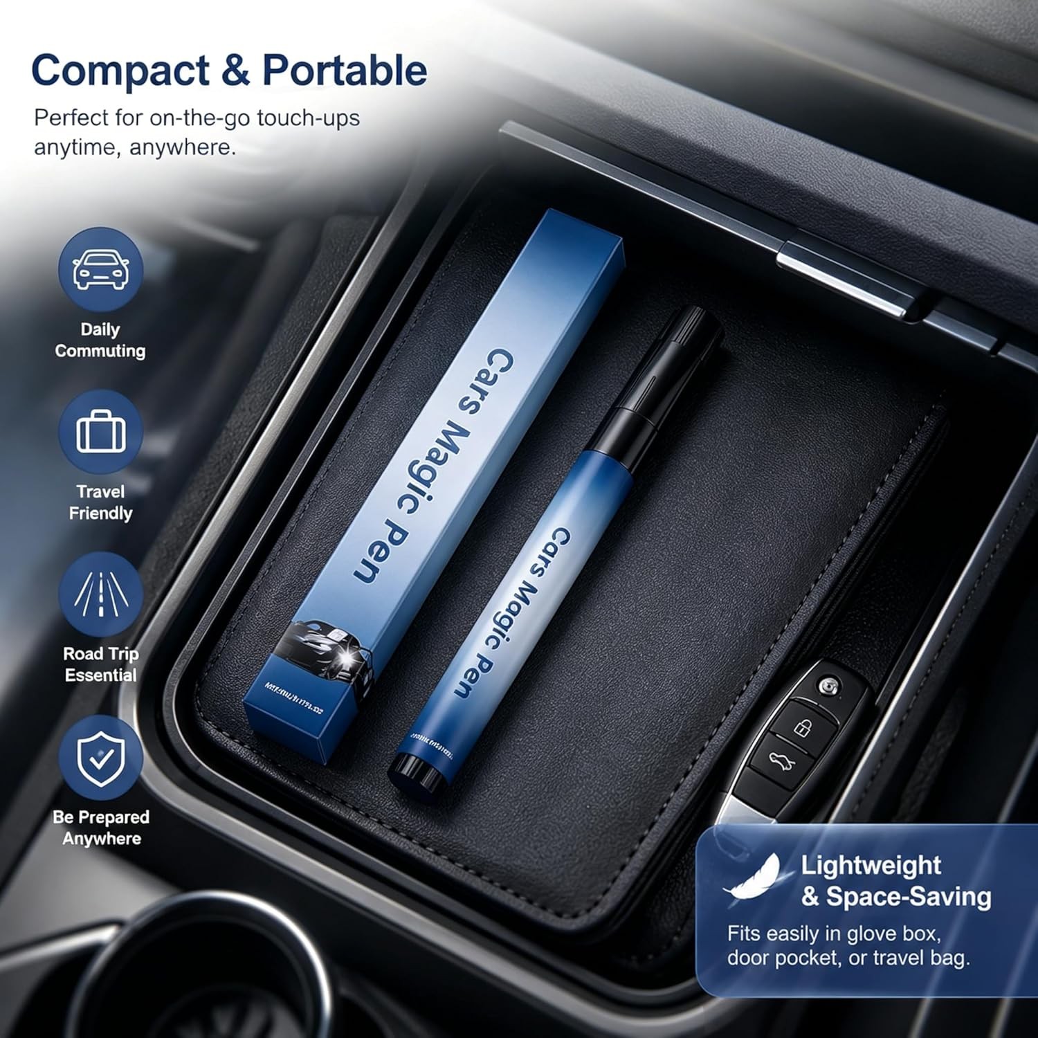 3Pcs All Cars Magic Pen, Car Scratch Remover Pen, Magic Car Scratch Removal Pen