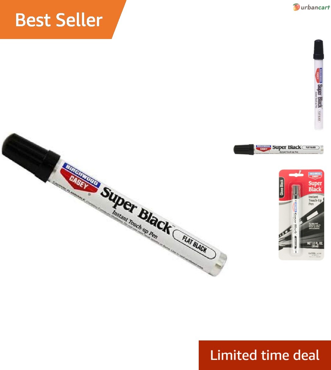 Super Black Touch-Up Pen for Deep Scratches and Worn Areas