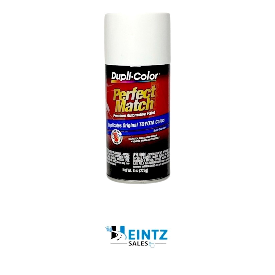 Duplicolor BTY1556 Perfect Match Toyota Super White II 8 oz Aerosol Spray 040