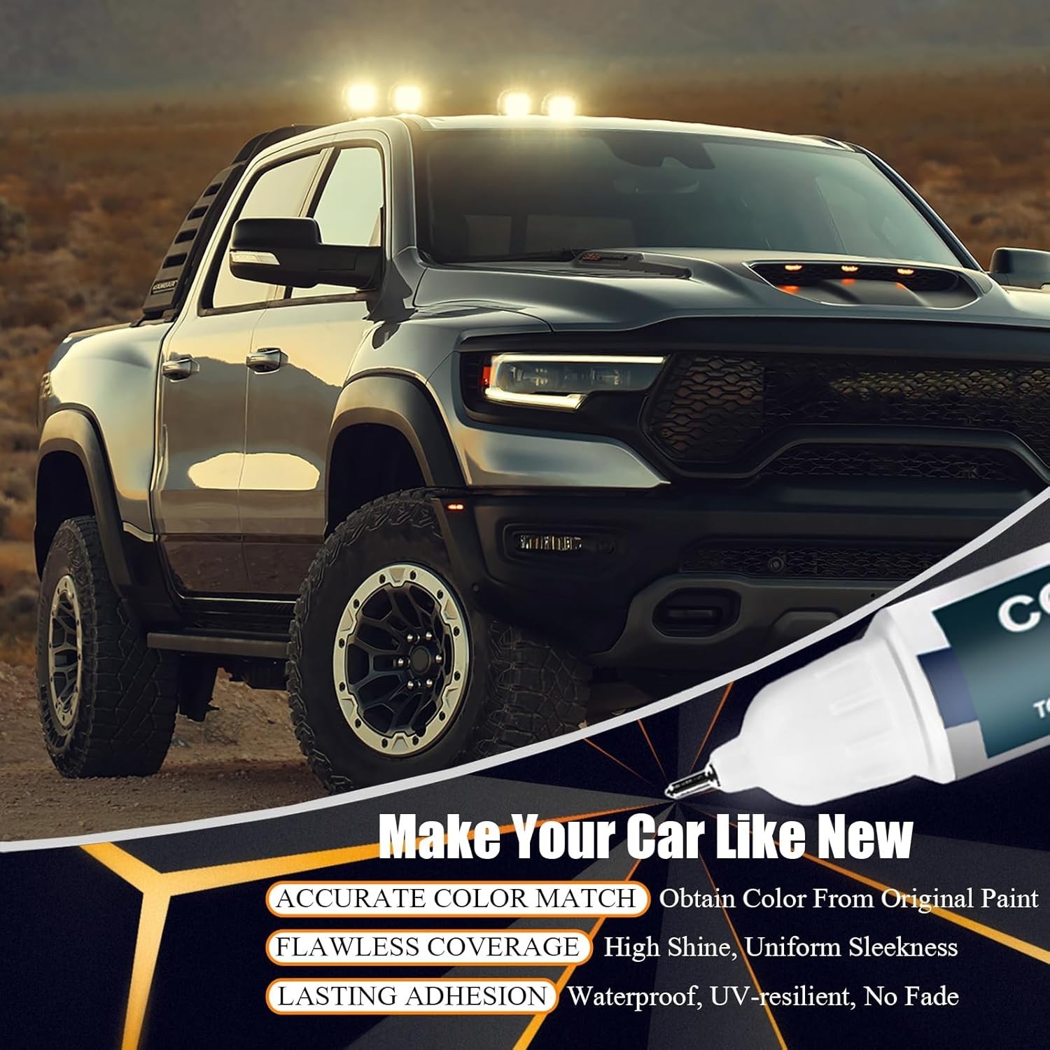 Touch Up Paint Kit For RAM PSC JSC Billet Silver Metallic Scratch Repair Kit