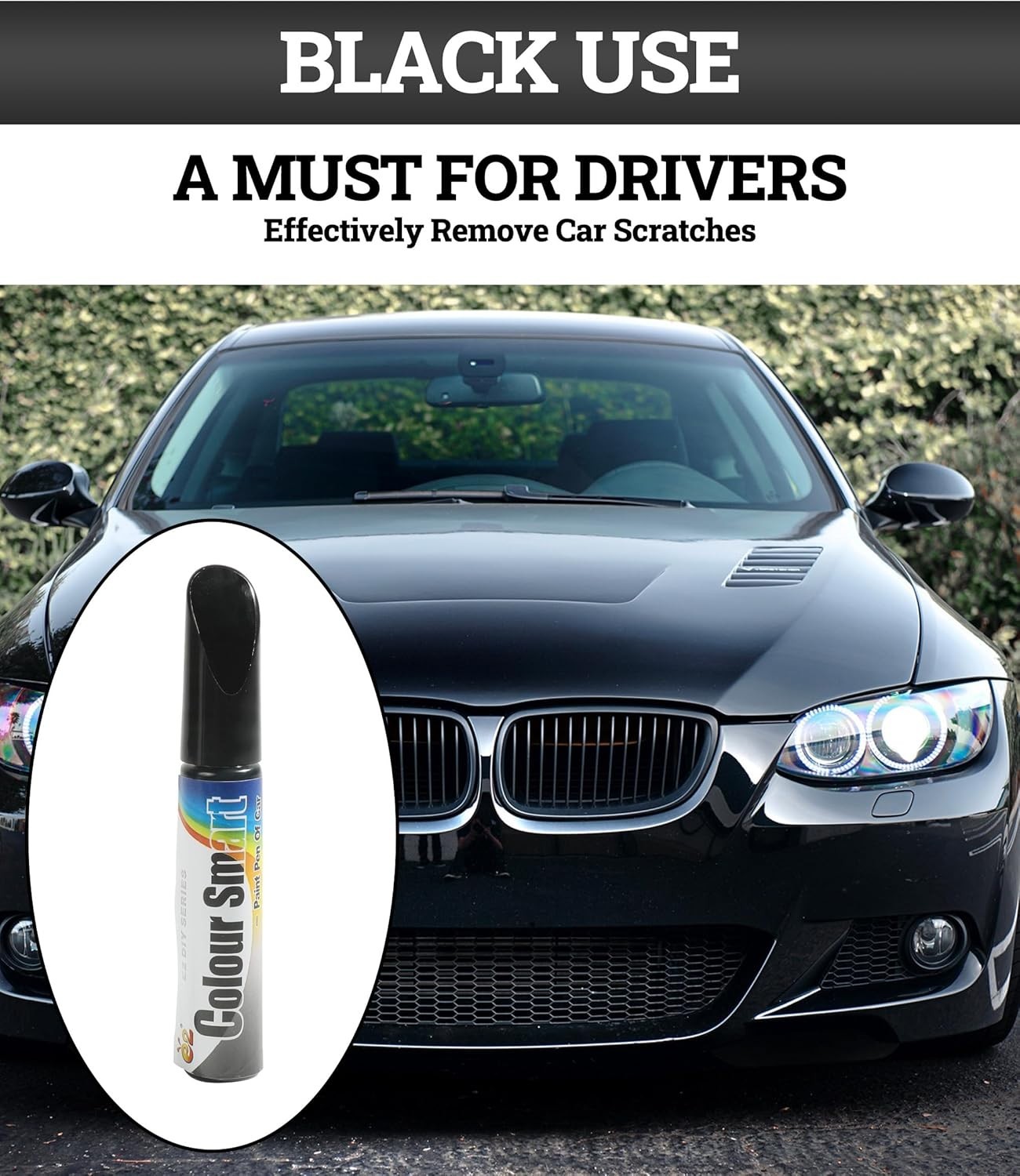 Fast-Drying Black Car Touch Up Paint Pen for Effortless Scratch Repair