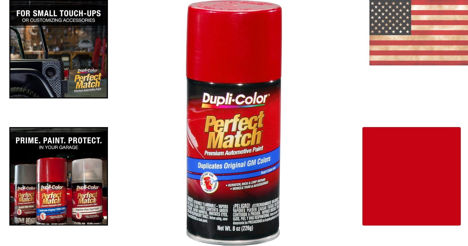 Fast-Drying 8 oz Aerosol Automotive Paint – Victory Red for Flawless Touch-Ups