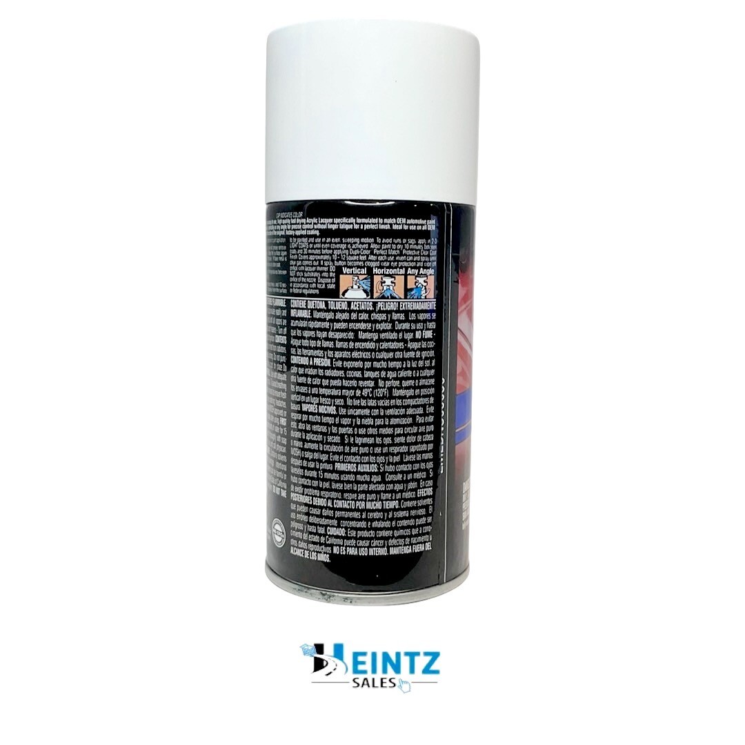 Duplicolor BNS0562 Perfect Match Nissan Super White – Code 326 8oz Aerosol