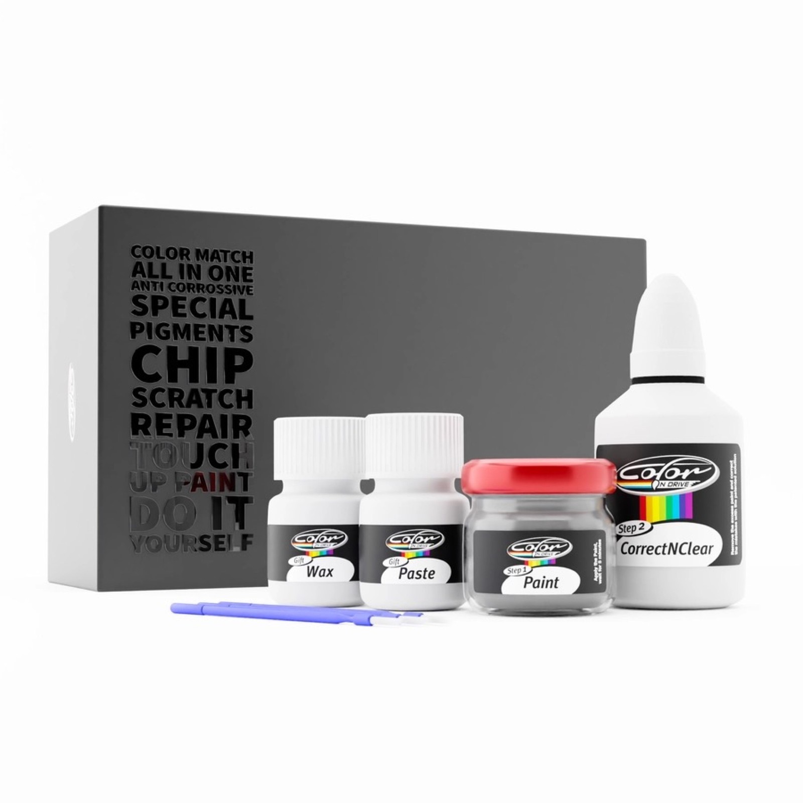 Opel Vivaro Touch Up Paint – Iron Grey 41Q Scratch Repair Kit