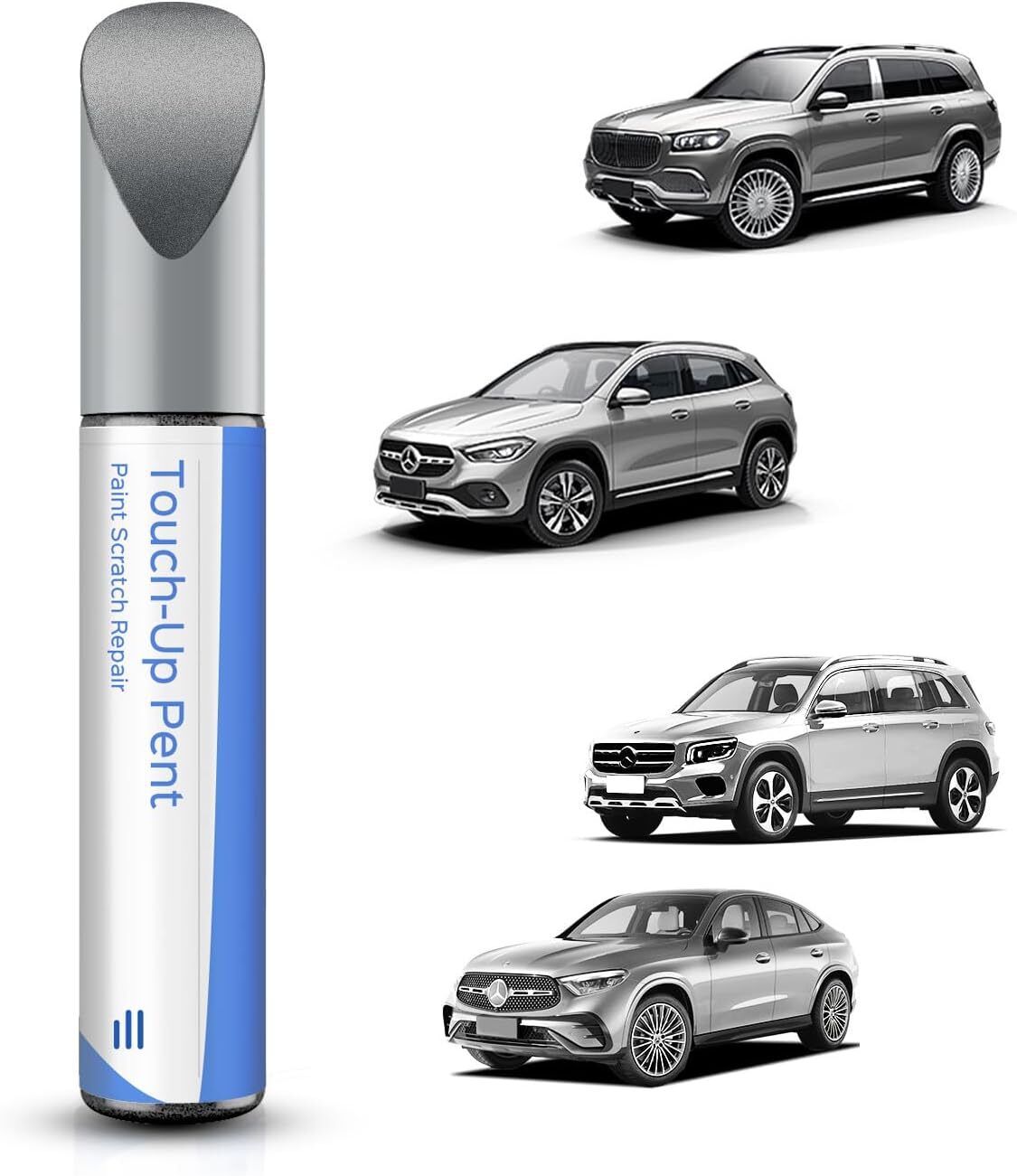 Iridium Silver Touch-Up Paint Pen for Mercedes-Benz – Exact Match 775 9775